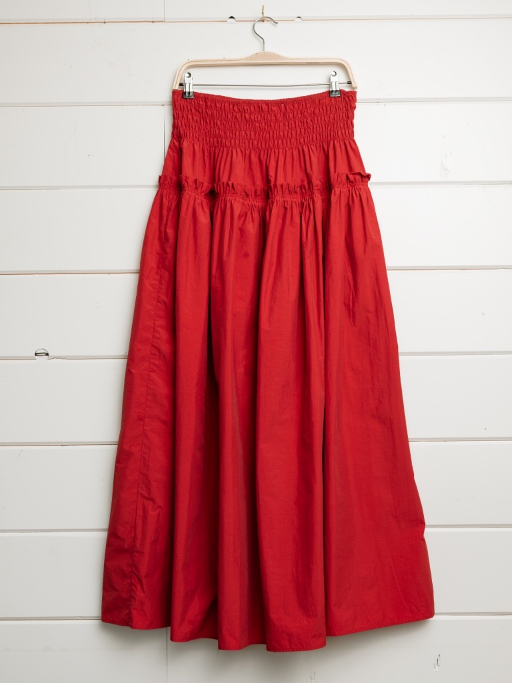 Mare Mare x Anthropologie Pleated Skirt — Red/Rouge — Size M — NWT